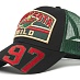 Бейсболка "NHL Minnesota Wild № 97" зелено-черная (с сеткой) (арт.31580)