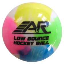 Мяч для стрит-хоккея A&R разноцветный Low Bounce Hockey Ball (Tye Dye)