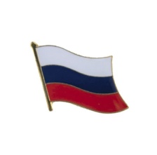 Значок металлический флаг (19 x 16 мм)